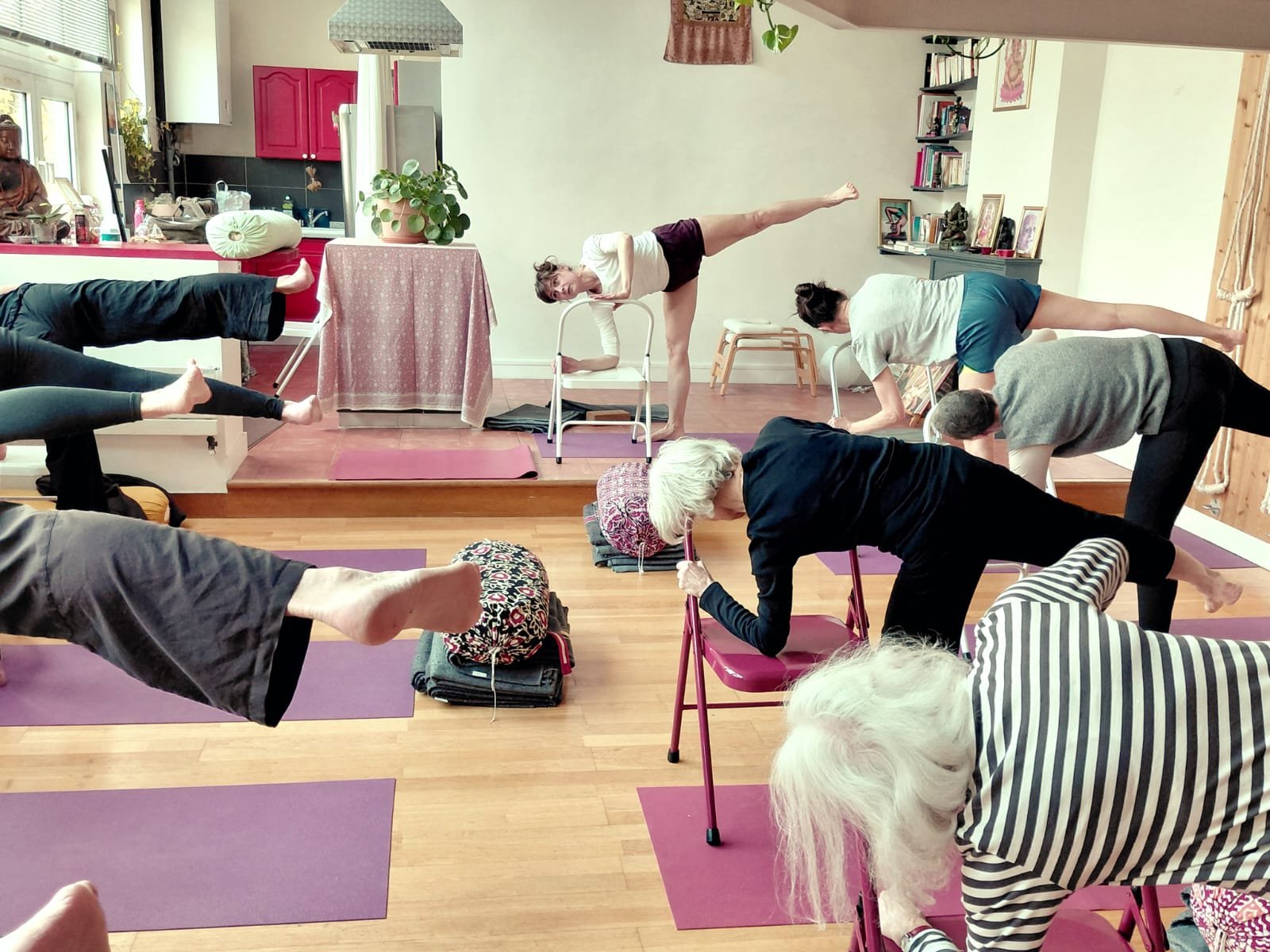 Cours collectif de yoga